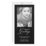 Snow Flurries Holiday Photo Card/ Christmas Card photo cards