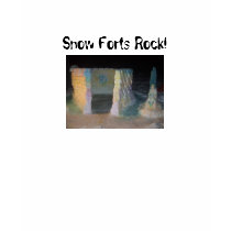 Snow Forts rock! T-shirt By Mandi Bleyl