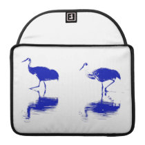 Snow Geese & Cranes Rickshaw Flap Sleeve macbook sleeves