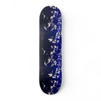 Snow Geese Flying Art Skateboard