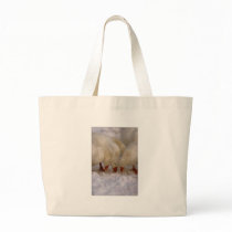 Snow Geese in winter Tote Bags