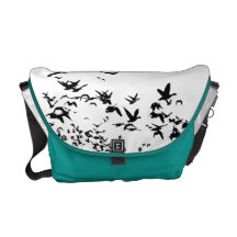 Snow Geese Migrating Rickshaw Messenger Bag