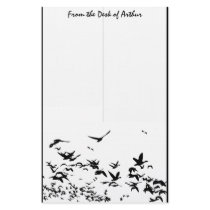 Snow Geese Note Paper stationery by farmer77 Snow Geese Note Paper stationery