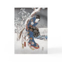 Snow Geisha - Greeting Cards