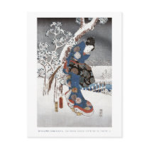 Snow Geisha Postcard
