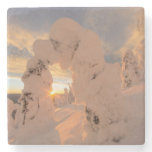 Snow Ghosts In The Whitefish Range Stone Coaster