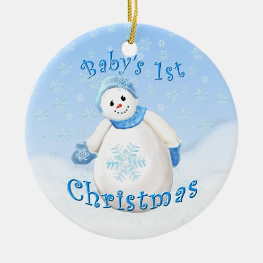 Snow Girl Baby's First Christmas Keepsake Ornament