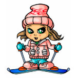 Snow girl skiing shirts