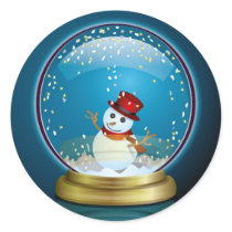 Snow Globe 2 stickers