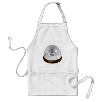 Snow Globe Apron by MDKgraphics Snow Globe Apron