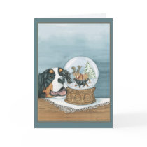 Snow Globe Greeting Cards