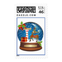 Snow Globe Holiday Cheer Stamps