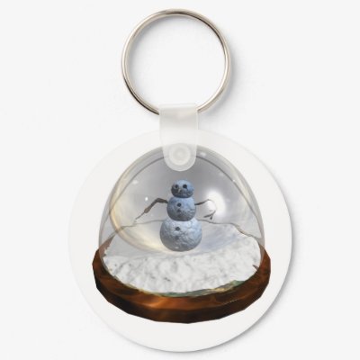 Snow Globe Keychain by MDKgraphics