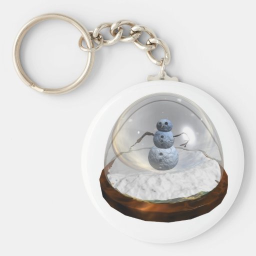 Snow Globe Keychain Zazzle