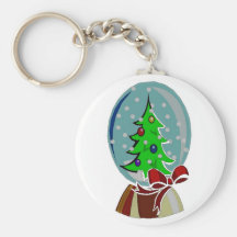 SNOW GLOBE KEYCHAINS