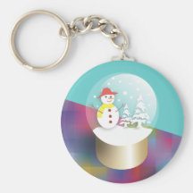 Snow Globe Keychains