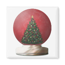 Snow Globe Magnet