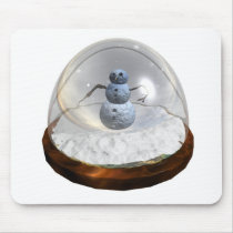 Snow Globe Mousepad by MDKgraphics Snow Globe Mousepad