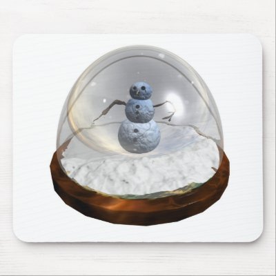 Snow Globe Mousepad by MDKgraphics