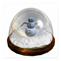 Snow Globe Poster posters by MDKgraphics Snow Globe Poster posters