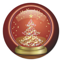 Snow Globe stickers