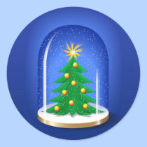 Snow Globe stickers