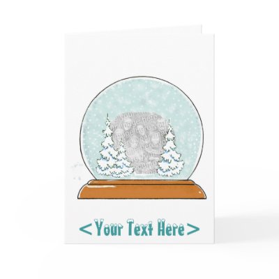 Snow Globe Wishes Card by trish1968