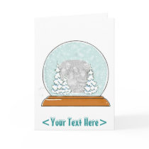 Snow Globe Wishes cards