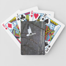 Snow Goose in Flight Bicycle Poker Cards