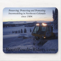 Snow Groomer mousepad