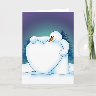 Snow Heart Card