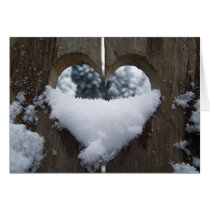 Snow Heart cards