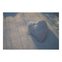 snow heart posters