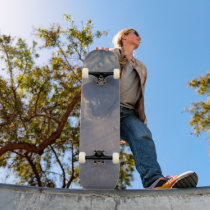 Snow Heart Skateboard