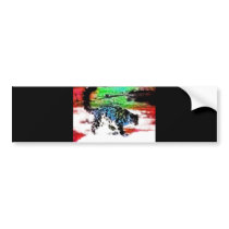 Snow Hunter 1 bumper stickers by djskagnetti Snow Hunter 1 bumper stickers