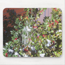 Snow&Ice On The Holly, Mousepad by SusanParsons Snow&Ice On The Holly, Mousepad