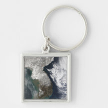 Snow in Korea Keychain