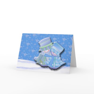 Snow In Love Greeting Card by Ricaso_Greetings