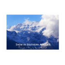 Snow in Southern Africa II posters