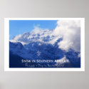 Snow in Southern Africa II posters