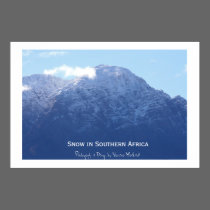 Snow in Southern Africa posters by macnessa Snow in Southern Africa posters