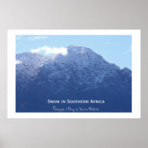 Snow in Southern Africa posters