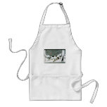 Snow in the Mountains of Ancient Japan c. 1800's Aprons