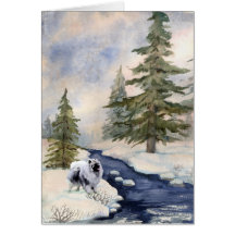 Snow Kees Card