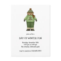 Snow Kids · Boy in Green postcards by CSCountryCuties Snow Kids · Boy in Green postcards