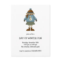 Snow Kids · Girl in Blue postcards by CSCountryCuties Snow Kids · Girl in Blue postcards