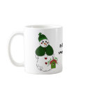 Snow Lady - Cold Hands, Warm Heart mugs
