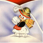 Snow Lady Cut Out