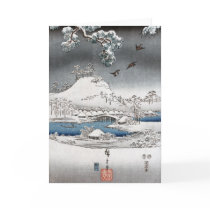 Snow Landscape Greeting Card