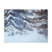 Snow Landscape Print Postcard by robertfaggartist Snow Landscape Print Postcard